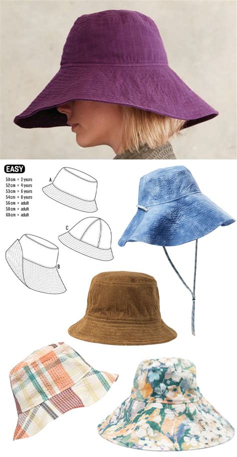 32+ Bucket Hat Free Sewing Pattern - ElowenPearl