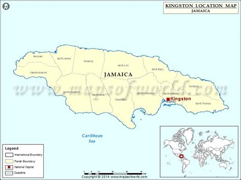 Where is Kingston | Location of Kingston in Jamaica Map