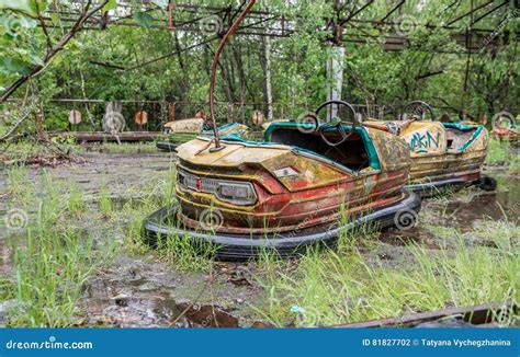 Abandoned Playground In Chernobyl Exclusion Zone, Ukraine Stock Photo | CartoonDealer.com #228870216