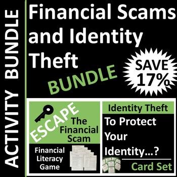 Financial Scams and Identity Theft Prevention Bundle SAVE 17% | TPT