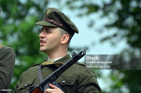 Man Wears Upa Uniform Wolyn Massacre Punishers Stock Photo - Download Image Now - Adult, Adults ...