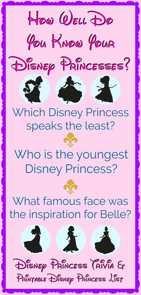 the disney princess quiz is shown in purple