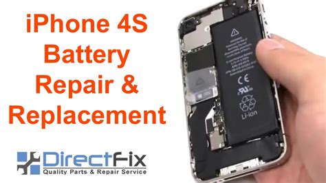 How to iPhone 4S Battery Replacement - YouTube