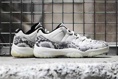 Air Jordan 11 Low LE 'Snakeskin' Slithers onto Shelves this Weekend - Sneaker Freaker