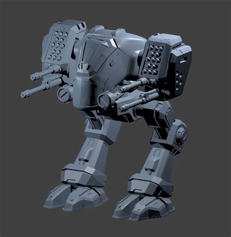 Free STL file Starcraft 2 Goliath Miniature ⚔・3D printing design to download・Cults