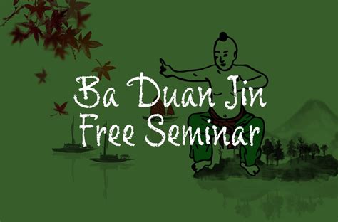 Ba Duan Jin Free Online Seminar | Tai Chi Australia