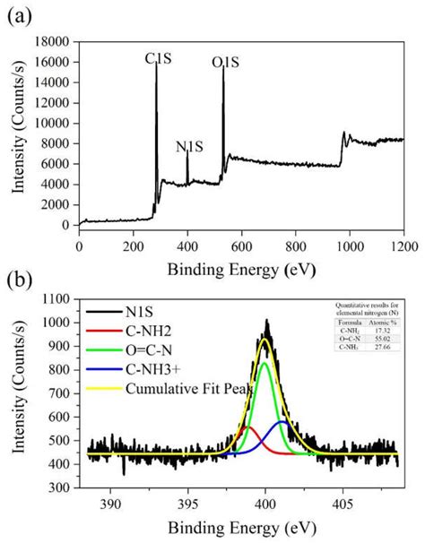 The results of X-ray photoelectron spectroscopy (XPS) spectra analysis ...