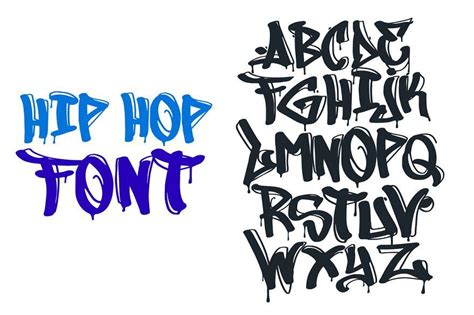 Hip Hop Graffiti Font em 2022 | Fonte graffiti, Letra de grafitti ...