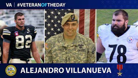 #VeteranOfTheDay Army Veteran Alejandro Villanueva - VA News