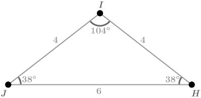 Flexi answers - How to draw an obtuse-angled isosceles triangle? | CK-12 Foundation