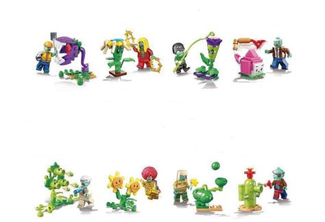 Plants vs. Zombies Minifigures Lego Compatible Game set