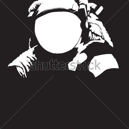 Astronaut Silhouette Vector at Vectorified.com | Collection of ...