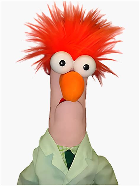 "Meep Muppet Beaker" Sticker for Sale by Lydialee56 | Redbubble