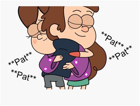 Gravity Falls Mabel And Dipper Hug , Free Transparent Clipart - ClipartKey