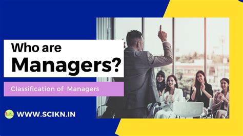 Who are Managers and Types of Managers