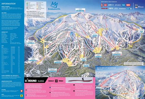 Mammoth Mountain Piste Map / Trail Map