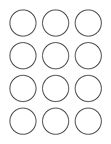 Printable 2 Inch Circle Template