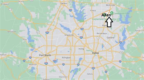 Where is Allen Texas? What county is Allen TX in | Where is Map