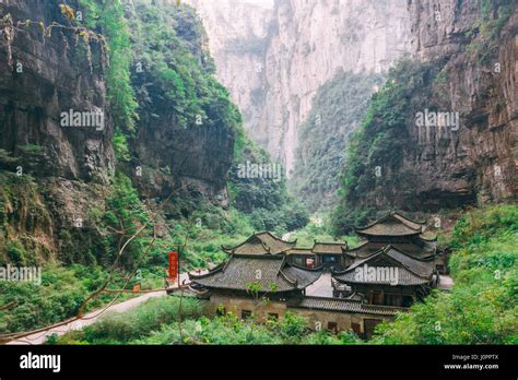 Chongqing China, Three Natural Bridges, Wulong ancient natural bridge Scenic Area, Wulong ...