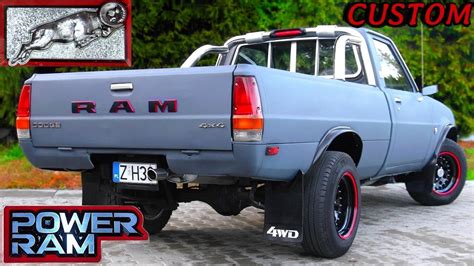 Old 1985 Dodge RAM 50 Custom Homemade Pickup 4X4 Tuning Interior ...