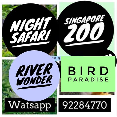 NIGHT SAFARI Singapore Zoo ticket RIVER safari WONDER | Bird Paradise ...