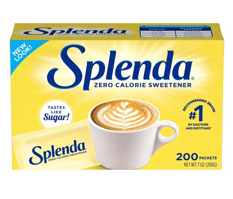 11 Splenda Nutrition Facts - Facts.net