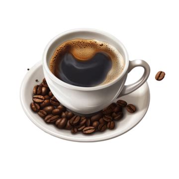 Coffee Latte PNG Picture, Coffee Latte And Coffee Beans, Afternoon Tea, Wood Background, Dining ...