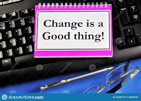 Change Is Inevitable Symbol. Wooden Blocks With Words Change Is ...