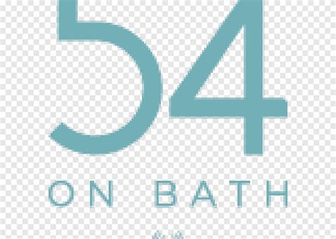 54 on Bath Logo Brand Sign Hotel, musuem, blue, text png | PNGEgg