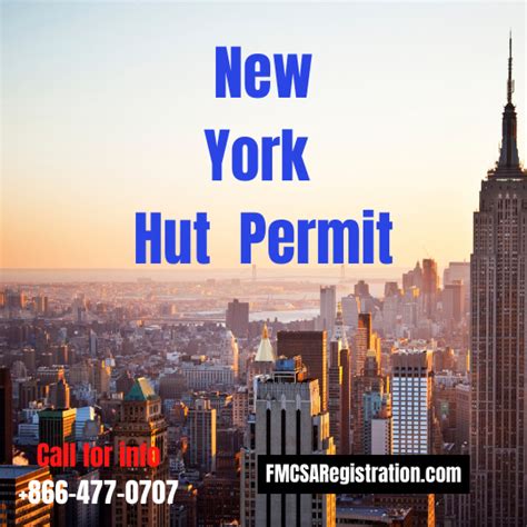 HUT Permit for trucks in New York | FMCSA Registration