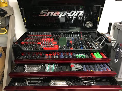 Snap on tool collection and box | Tool box organization, Tool box, Snap ...