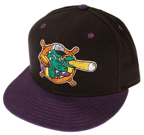 New Era 59/50 MiLB Minor League Norwich Navigators Baseball Cap Hat - Black