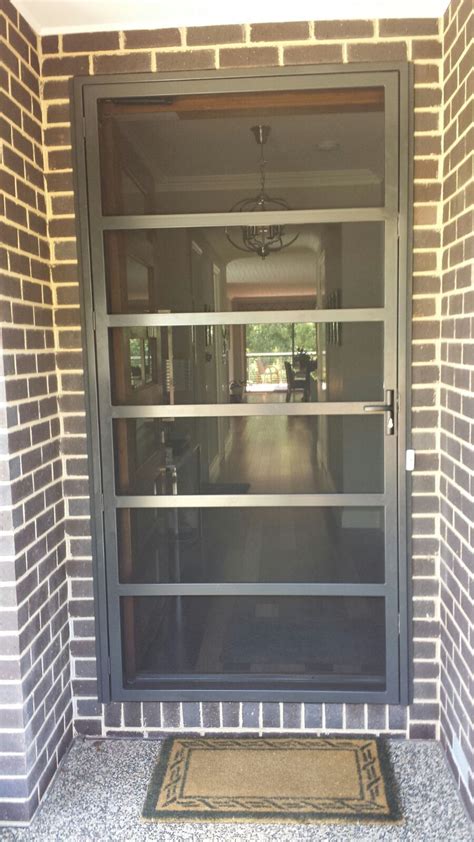 Stainless Steel Mesh Doors in Melbourne | Steel door design, Grill door ...