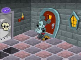 Robot Mickey in the Castle - Play Mickey Mouse Games Online