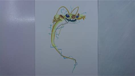 Time Lapse Drawing: Experiment 221 - "Sparky" from 'Lilo & Stitch' - YouTube