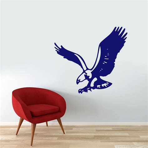 Flying Eagle Wall Decals Wall Decor Stickers | Wall decals, Animal wall decals, Flower wall decor