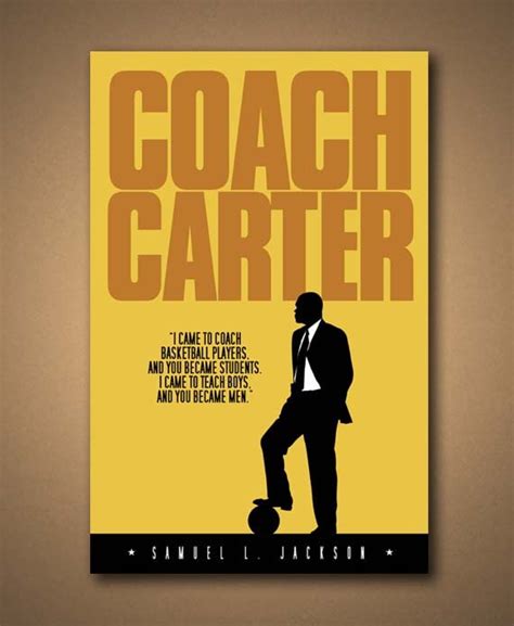 COACH CARTER Movie Quote Poster by ManCaveSportsSigns on Etsy