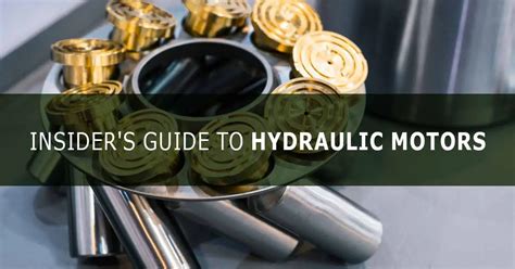 Hydraulic Motor Types - A Detailed Guide - Workshop Insider