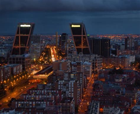 Madrid Spain stock photo. Image of modern, dusk, holiday - 120073706