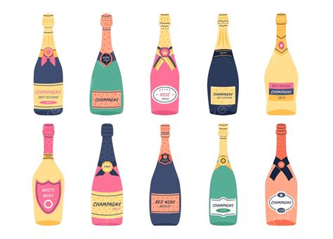 Champagne Wine Vector Hd PNG Images, Doodle Wine Bottles Cartoon Champagne, Car Drawing, Cartoon ...