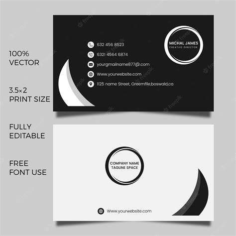 Premium Vector | Modern business card design templates