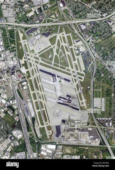 aerial photo map of Louisville International Airport, Sandiford Field ...