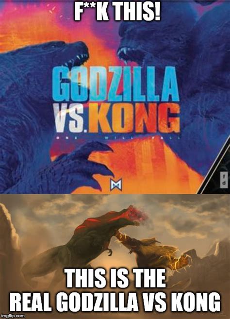 Godzilla Vs. Kong Meme Template / List of Best after - Tamil Memes - Character godzilla ...