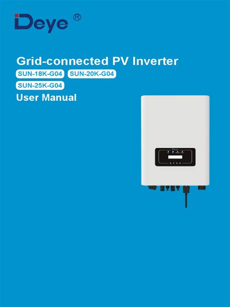 Manual Inverter | PDF | Power Inverter | Electrical Connector