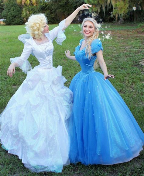 Amazing Cinderella Cosplay with Fairy Godmother 👩🏼💠💠 | Cinderella fairy ...