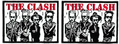 the Clash Caricature Patch [Lot of 2] Embroidered Iron On or Sew On ...