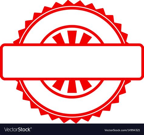 Seal stamp template flat icon Royalty Free Vector Image