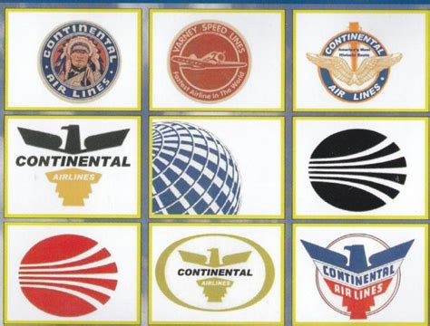 Continental Airlines Logo - LogoDix