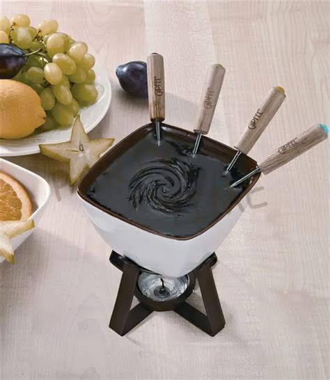 Ceramic fondue set, diy cheese fondue pot for-in Fondue Sets from Home ...