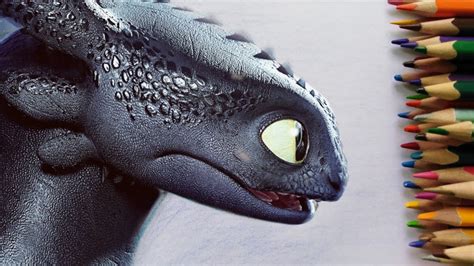 How to train your dragon toothless dragon drawing, - YouTube